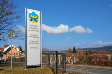 Stele Gemeindeverwaltung Großschönau